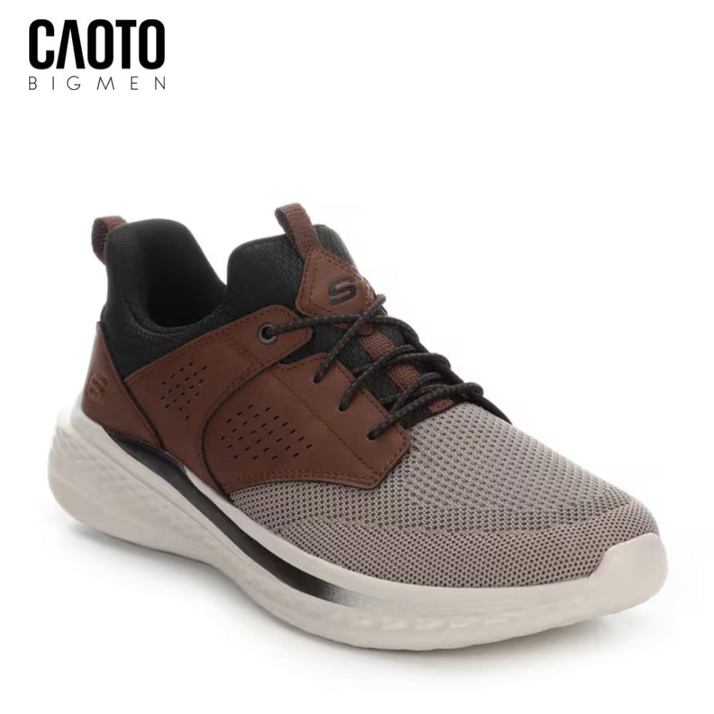  Giày Sneakers Nam Big Size Moreno Ederson – Skechers Nâu Canvas Casual Size 45–50 