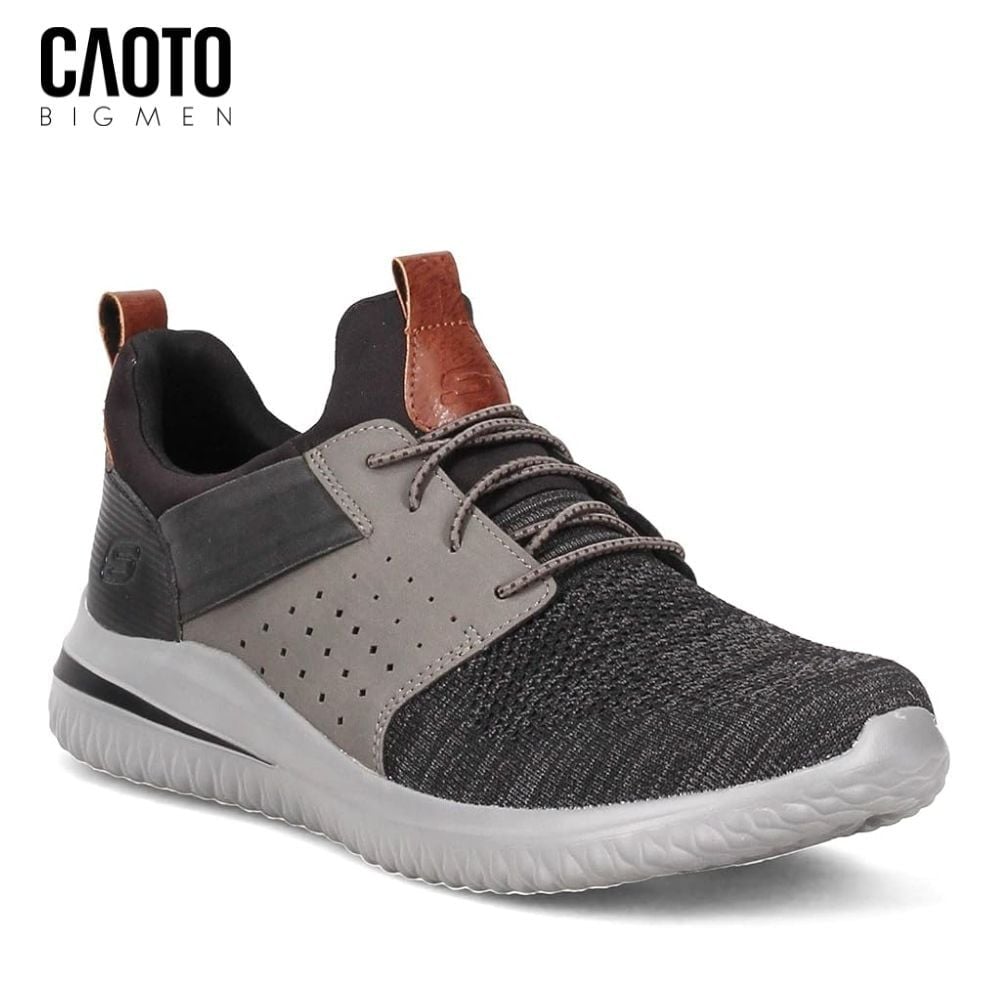  Giày Sneakers Nam Big Size Delson Camben – Skechers Nâu Sneaker Slip-On Size 45–50 