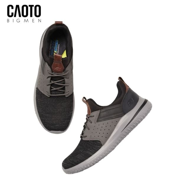  Giày Sneakers Nam Big Size Delson Camben – Skechers Nâu Sneaker Slip-On Size 45–50 