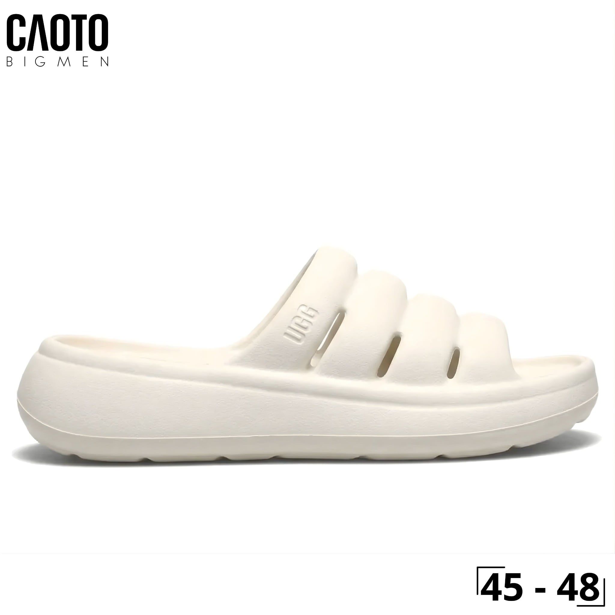  Dép Nam Big Size UGG Sport Yeah Sliders Trắng Size 45, 46, 47, 48 