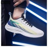  Giày Sneaker Nam Big Size Stratos Blue Yellow Thoáng Khí Size 45-50 