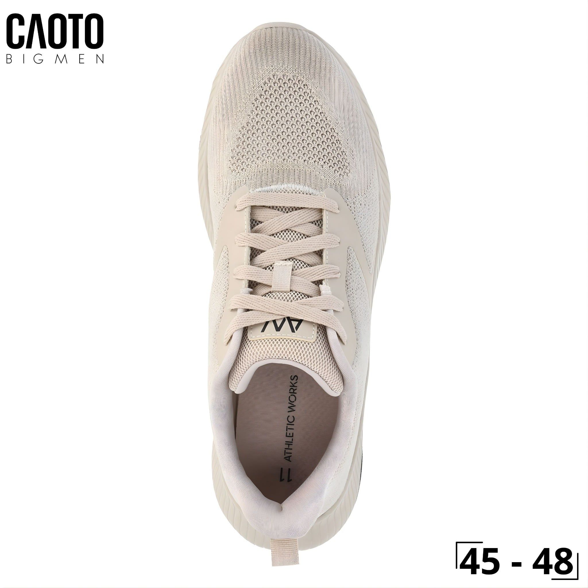  Giày Thể Thao Nam Big Size Athletic Works Core - Jogger White Dây Buộc Size 45-48 