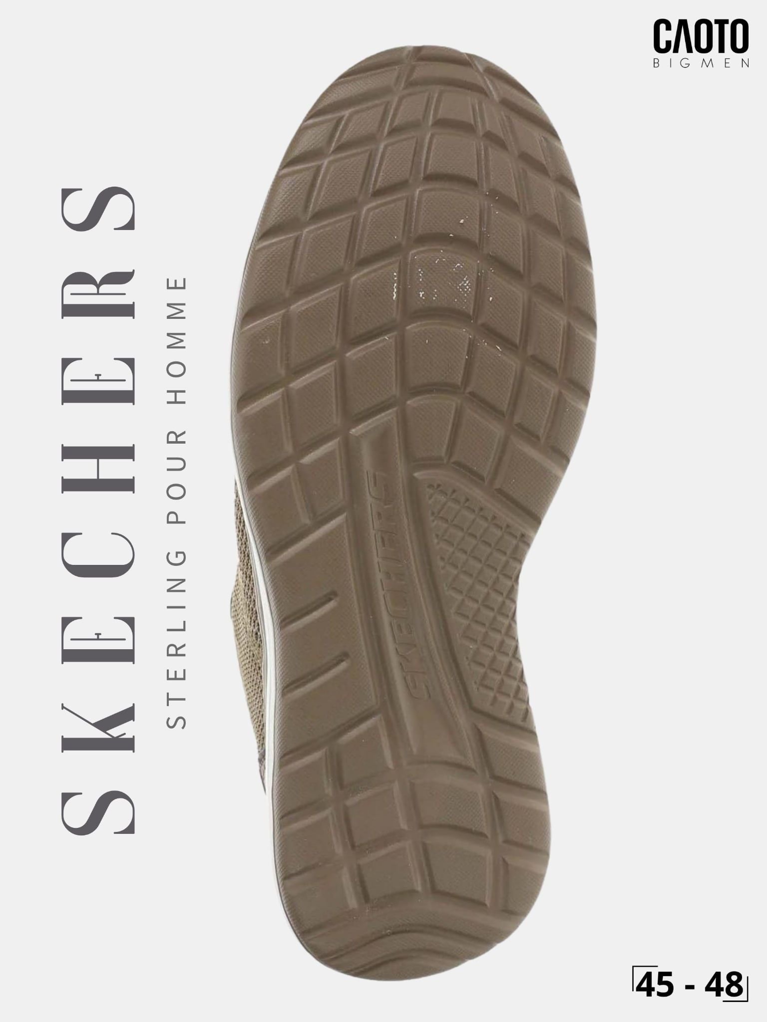  Giày Lười Nam Big Size Skechers Sterling Ramone Bungee Size 45 - 48 