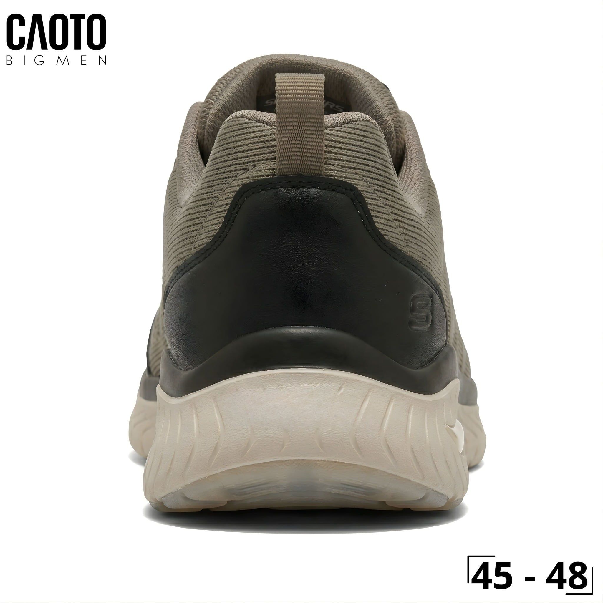  Giày Sneakers Nam Big Size Crosser Edmond – Skechers Xám Xanh Canvas Casual Size 45–50 