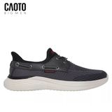  Giày Sneakers Nam Big Size Lawson Parasail – Skechers Chbk (Đen/Xám) Sneaker Slip-On Size 45–50 