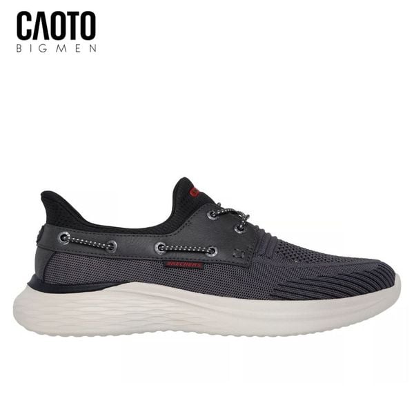  Giày Sneakers Nam Big Size Lawson Parasail – Skechers Chbk (Đen/Xám) Sneaker Slip-On Size 45–50 
