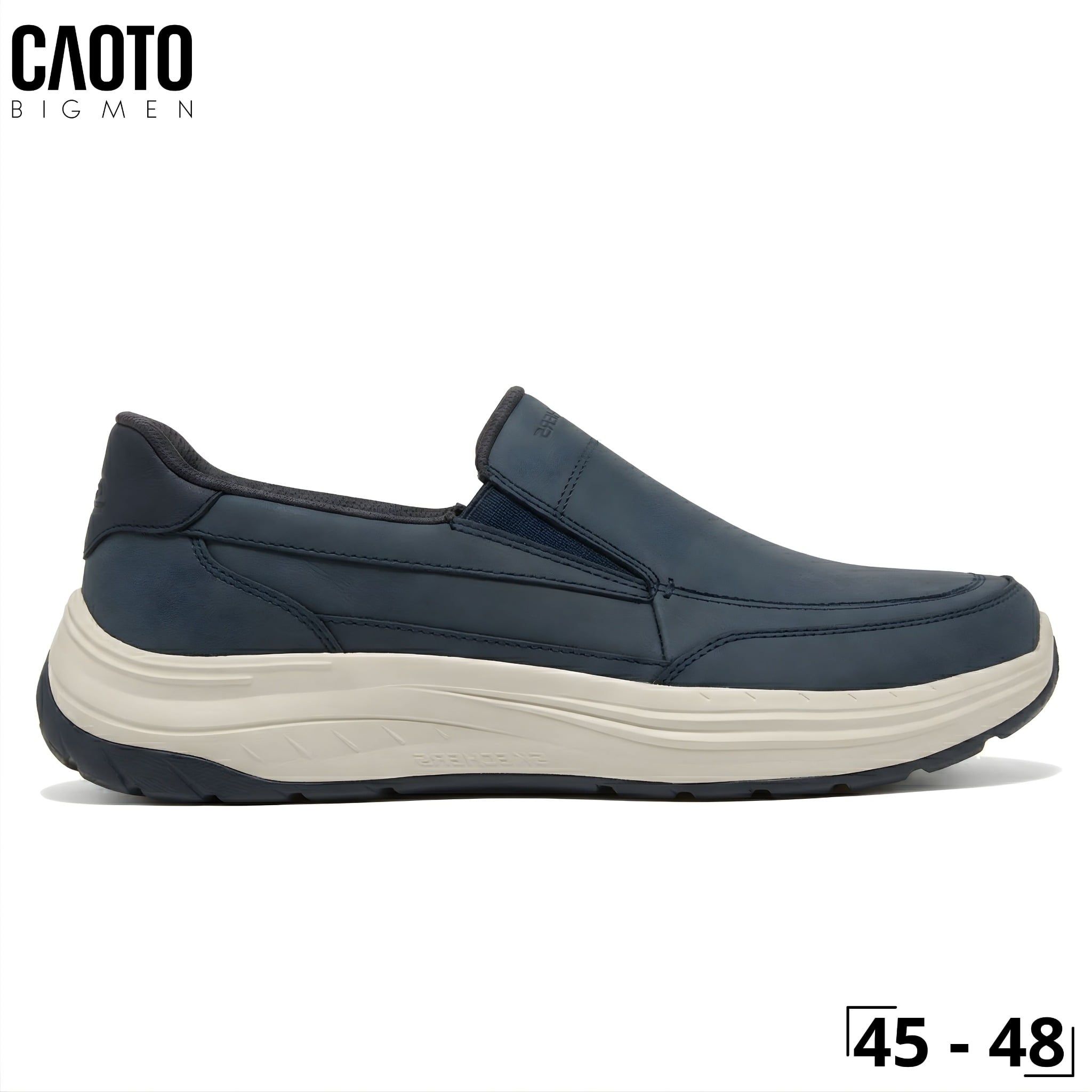  Giày Sneakers Nam Big Size Equalizer 5.0 – Skechers Slip-ins Xanh Navy Size 45–50 