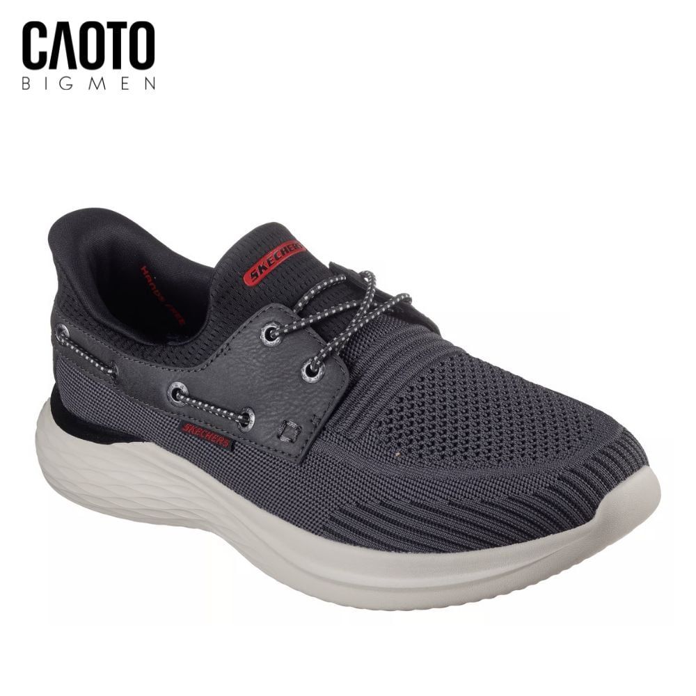  Giày Sneakers Nam Big Size Lawson Parasail – Skechers Chbk (Đen/Xám) Sneaker Slip-On Size 45–50 