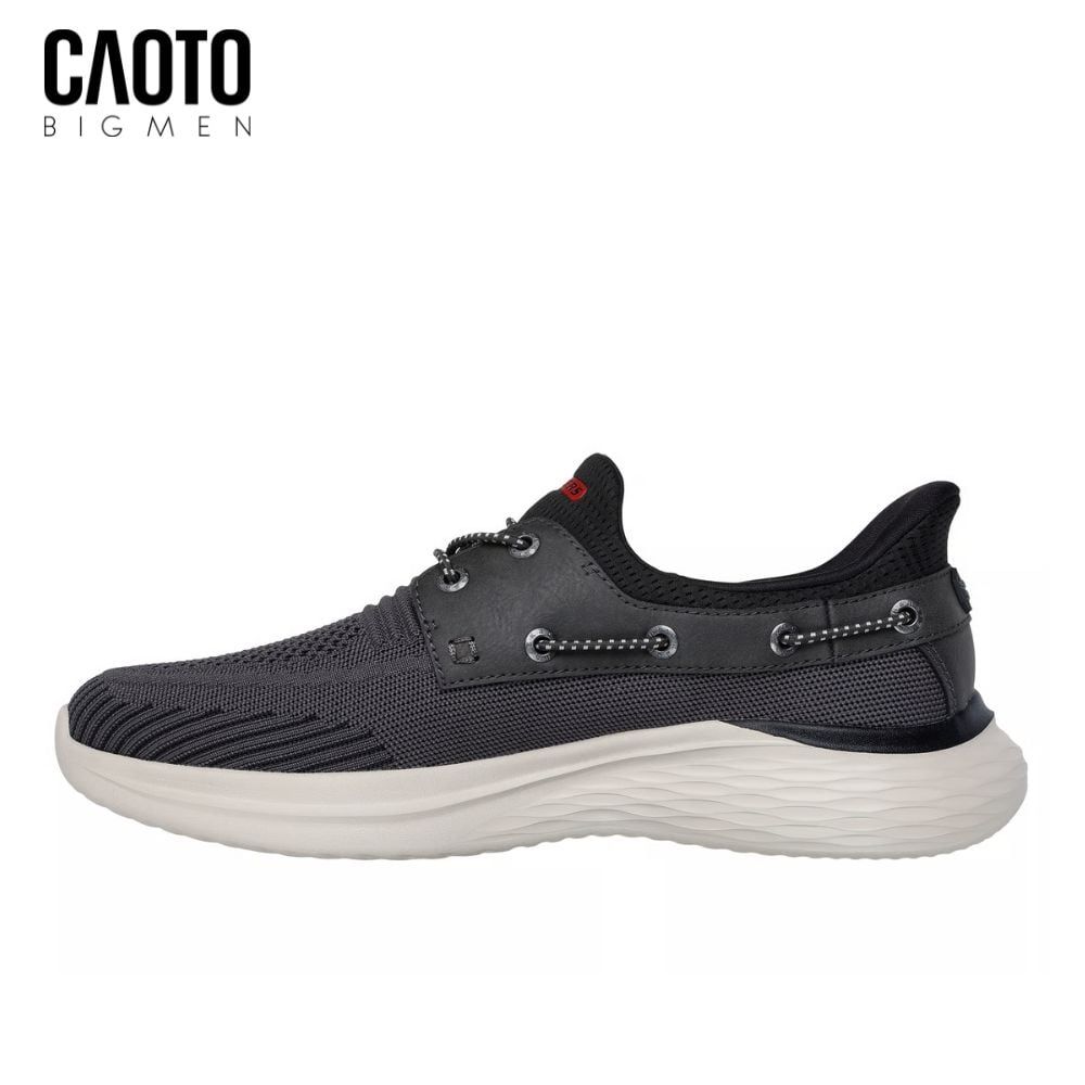  Giày Sneakers Nam Big Size Lawson Parasail – Skechers Chbk (Đen/Xám) Sneaker Slip-On Size 45–50 