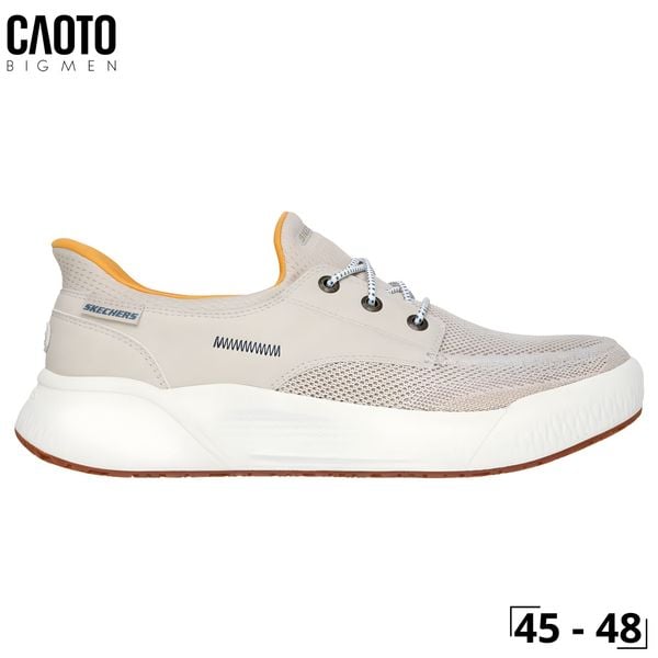  Giày Sneakers Nam Big Size Cyrus Eagan – Skechers Trắng Be Canvas Casual Size 45–50 