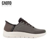  Giày Sneakers Nam Big Size GOwalk Flex – Skechers Brown Slip-In Siêu Nhẹ Size 45–50 