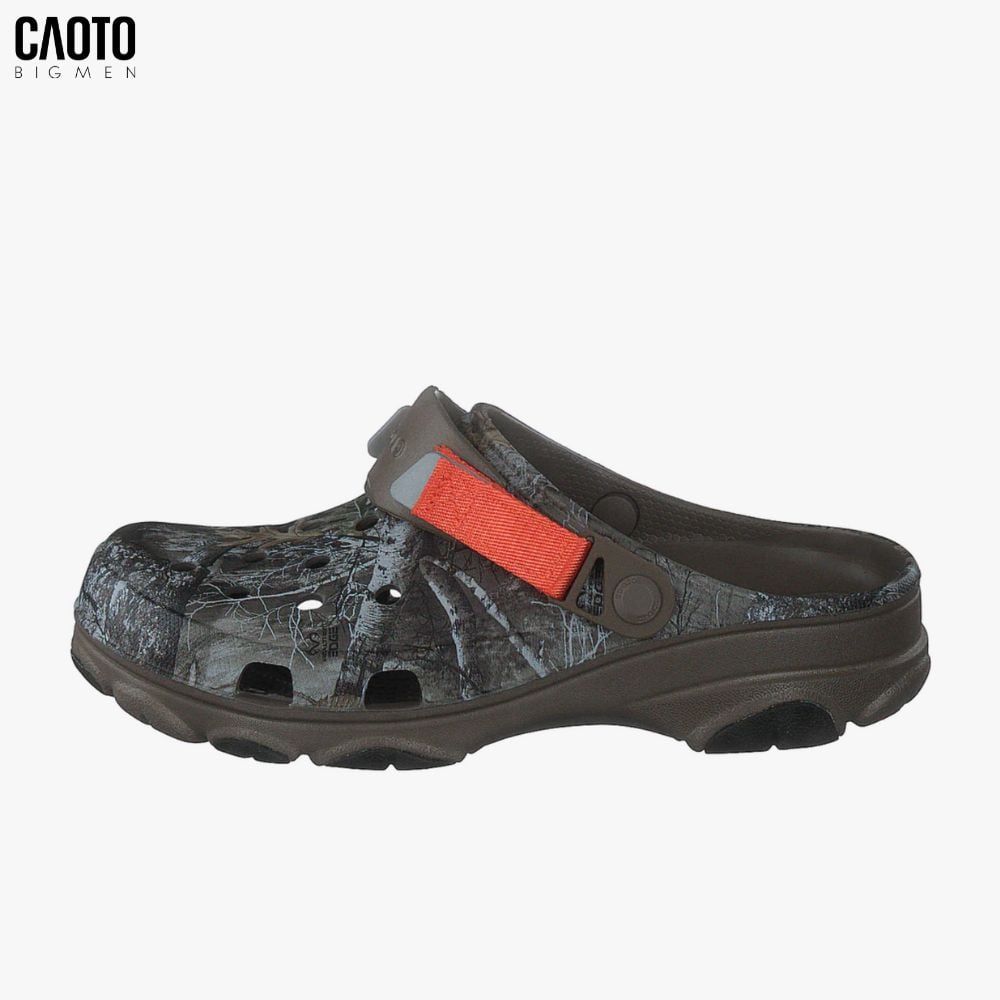  Dép Nam Big Size Classic All-Terrain Realtree Edge – Crocs Camo Outdoor Đế Vấu Bám Size 45–50 