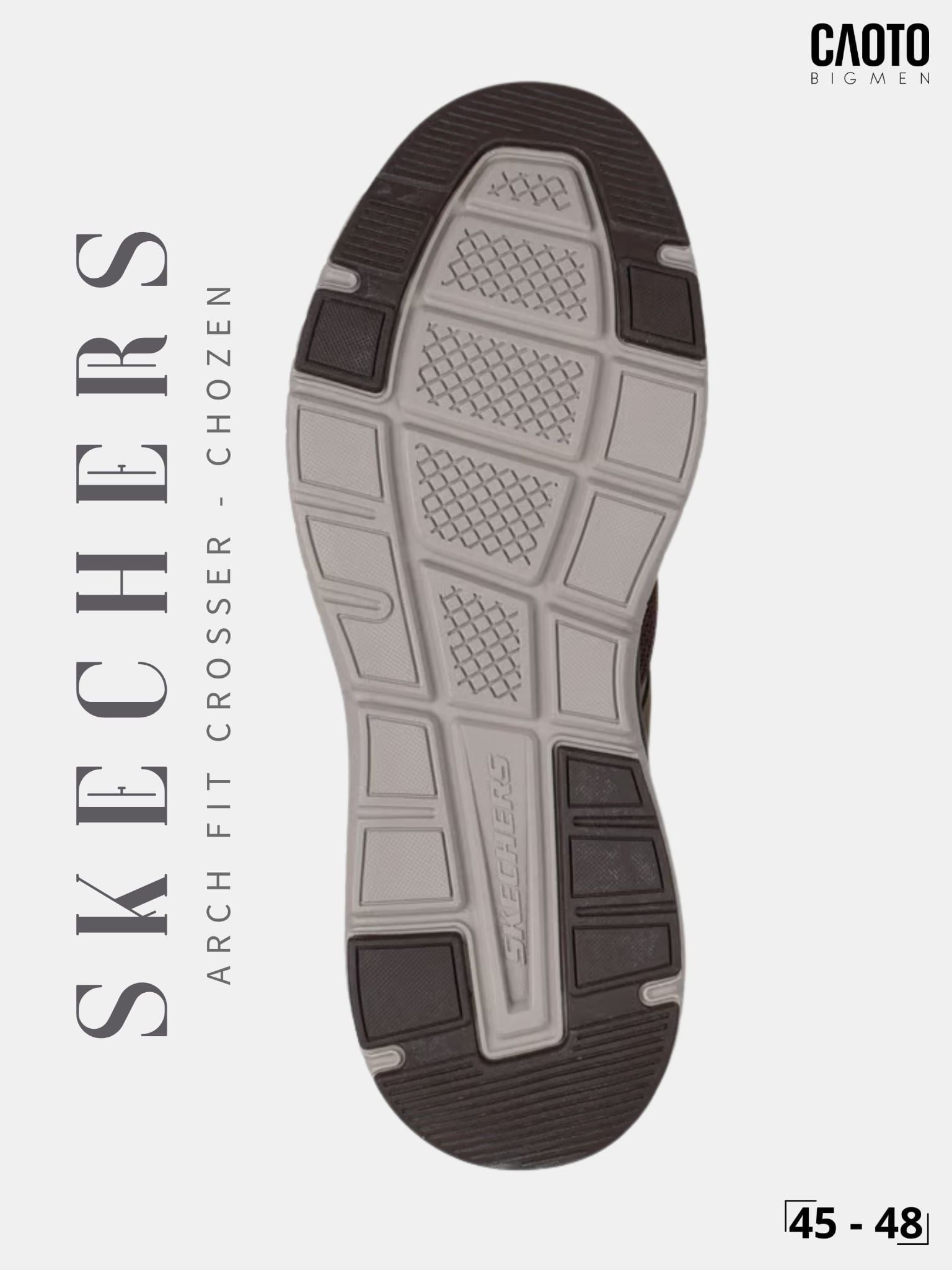  Giày Sneaker Nam Big Size Skechers Arch Fit Crosser Chozen Size 45 - 48 - S001 