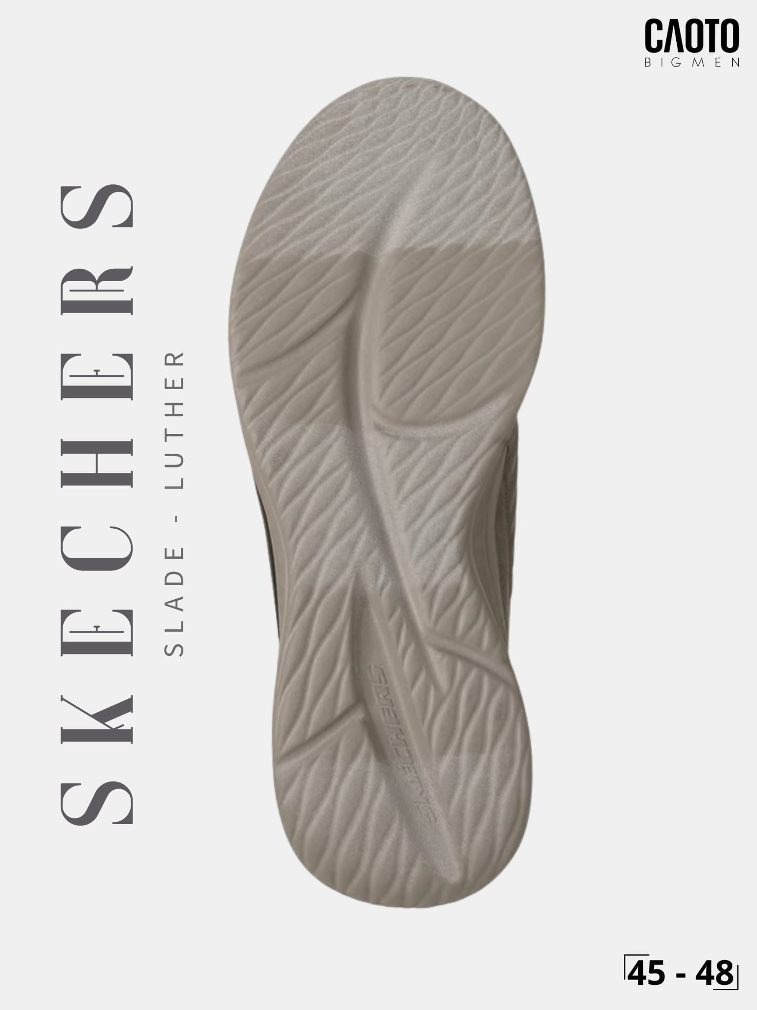  Giày Sneaker Nam Big Size Skechers Slip-ins Relaxed Fit Slade Luther Cement Êm Chân Size 45 - 48 