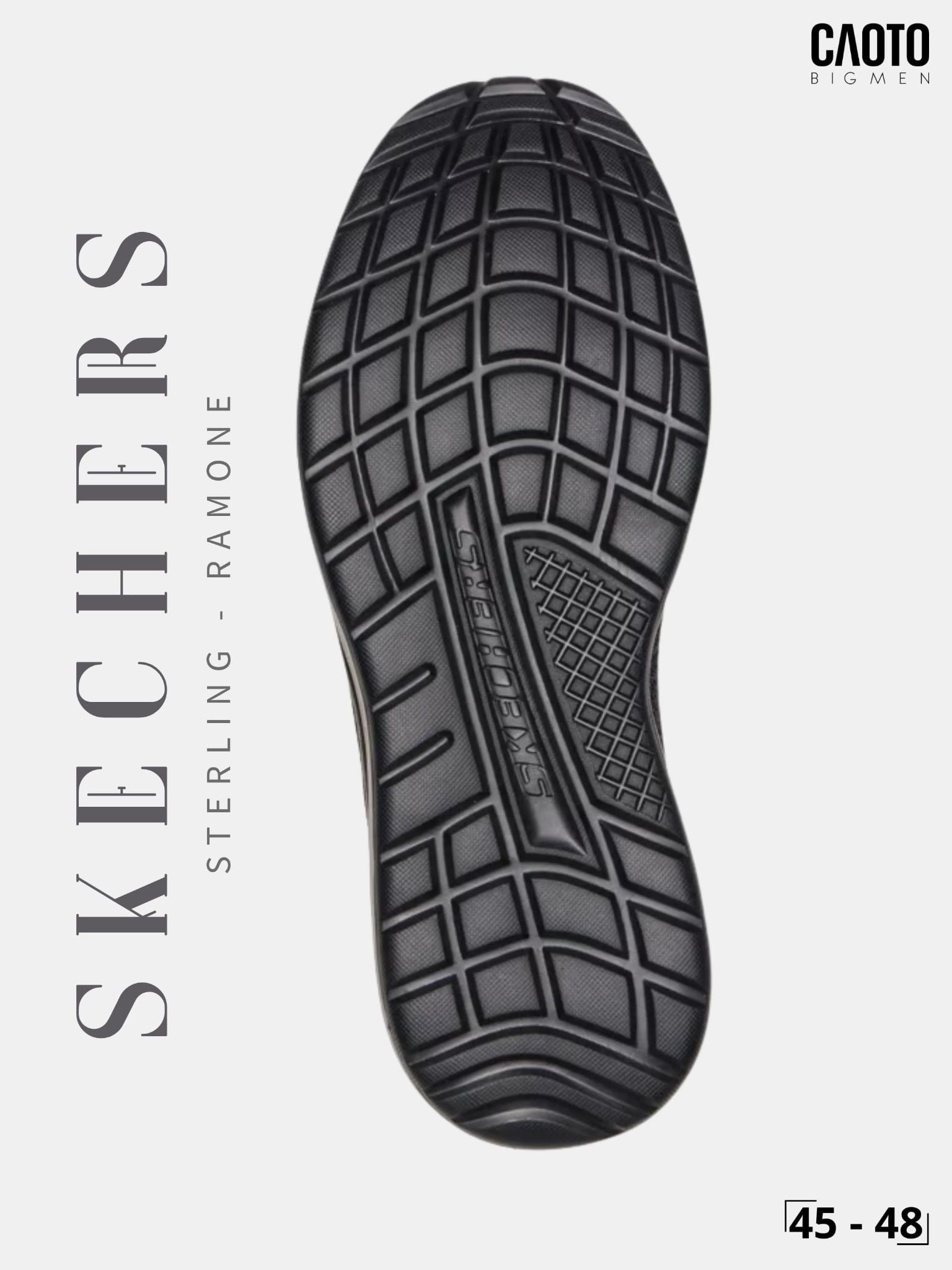  Giày Lười Nam Big Size Skechers Slip-ins Relaxed Fit Sterling Ramone Black Êm Chân Size 45 - 48 