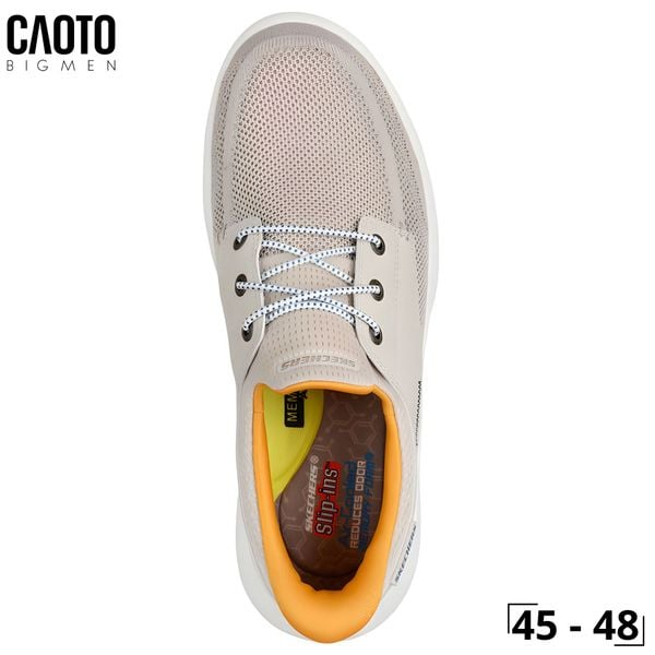  Giày Sneakers Nam Big Size Cyrus Eagan – Skechers Trắng Be Canvas Casual Size 45–50 