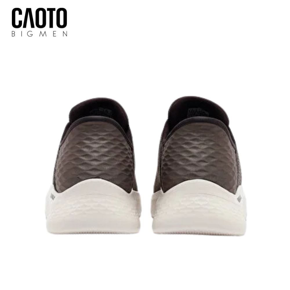  Giày Sneakers Nam Big Size GOwalk Flex – Skechers Brown Slip-In Siêu Nhẹ Size 45–50 