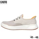  Giày Sneakers Nam Big Size Cyrus Eagan – Skechers Trắng Be Canvas Casual Size 45–50 