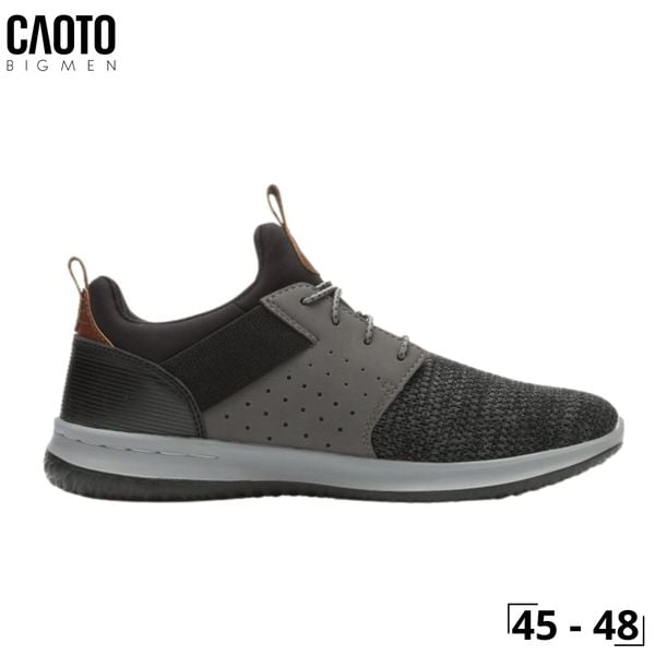  Giày Sneakers Nam Big Size Delson Camben – Skechers Xám Canvas Casual Size 45–50 