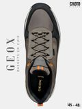  Giày Sneakers Nam Big Size Baskets - En Cuir Geox Taupe Thoáng Khí Size 45 - 48 