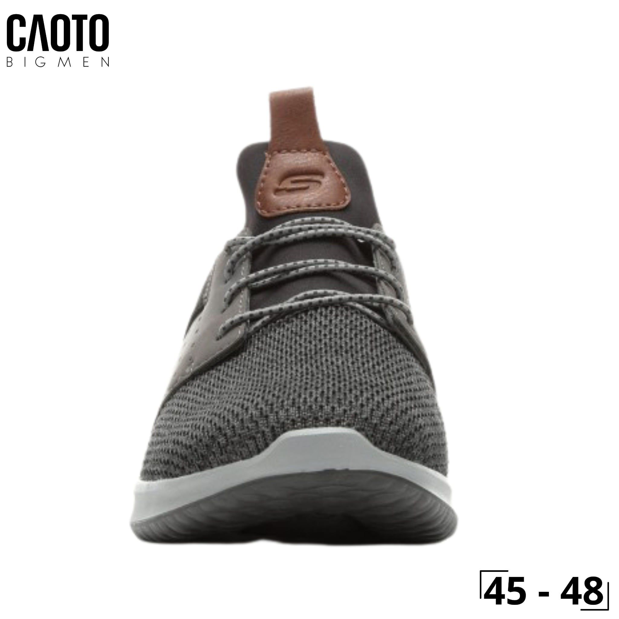  Giày Sneakers Nam Big Size Delson Camben – Skechers Xám Canvas Casual Size 45–50 