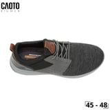  Giày Sneakers Nam Big Size Delson Camben – Skechers Xám Canvas Casual Size 45–50 
