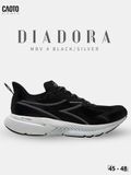  Giày Chạy Bộ Nam Big Size Diadora Mythos Blushield Volo 4 Black/silver Nhẹ, Bền Size 45 - 48 