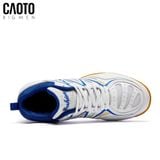  Giày Cầu Lông Nam Big Size Smash White Blue Đế Bám Sân Chắc Chắn Size 45-48 