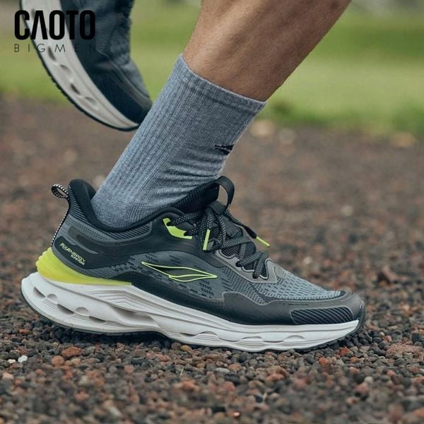  Giày Thể Thao Nam Big Size Sportline 320KSZ – Sportline Đen/Xanh Chạy Bộ Nhẹ Êm Bền Size 45–50 