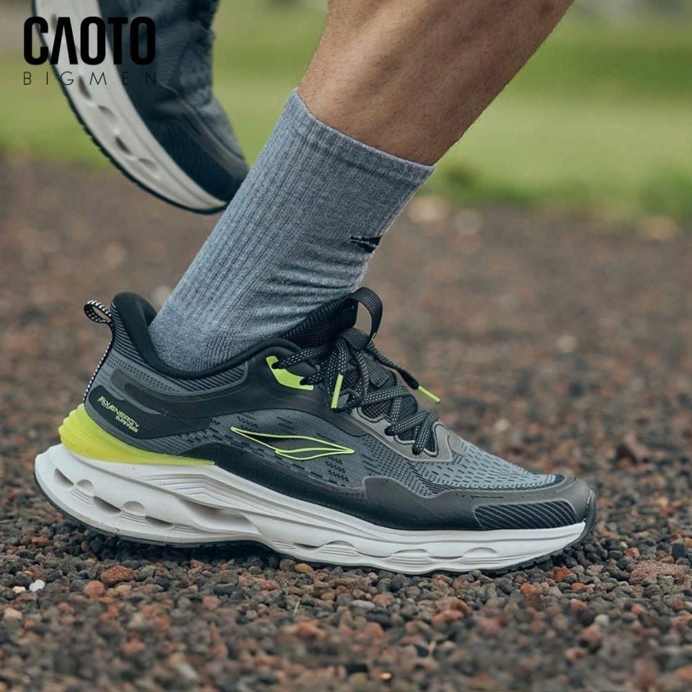  Giày Thể Thao Nam Big Size Sportline 320KSZ – Sportline Đen/Xanh Chạy Bộ Nhẹ Êm Bền Size 45–50 