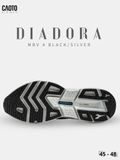  Giày Chạy Bộ Nam Big Size Diadora Mythos Blushield Volo 4 Black/silver Nhẹ, Bền Size 45 - 48 