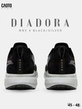  Giày Chạy Bộ Nam Big Size Diadora Mythos Blushield Volo 4 Black/silver Nhẹ, Bền Size 45 - 48 