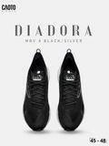  Giày Chạy Bộ Nam Big Size Diadora Mythos Blushield Volo 4 Black/silver Nhẹ, Bền Size 45 - 48 
