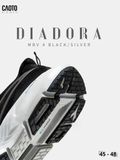  Giày Chạy Bộ Nam Big Size Diadora Mythos Blushield Volo 4 Black/silver Nhẹ, Bền Size 45 - 48 