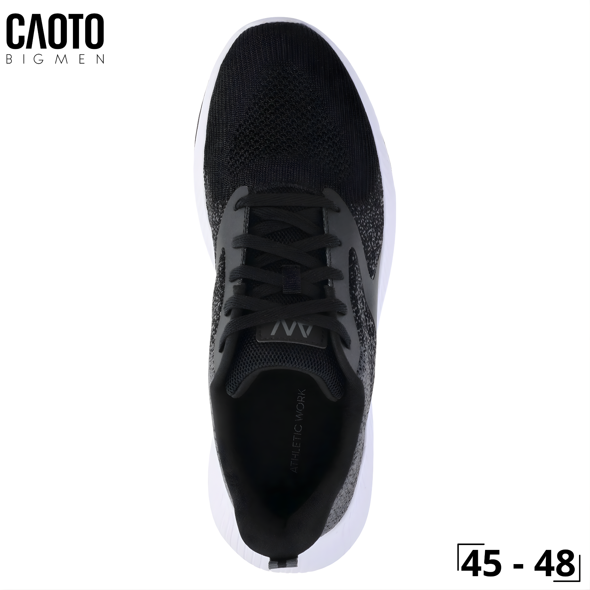  Giày Thể Thao Nam Big Size Athletic Works Core - Jogger Grey Dây Buộc Size 45-48 