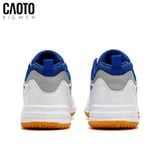  Giày Cầu Lông Nam Big Size Smash White Blue Đế Bám Sân Chắc Chắn Size 45-48 