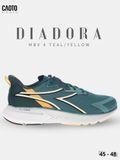  Giày Chạy Bộ Nam Big Size Diadora Mythos Blushield Volo 4 Teal/Yellow Nhẹ, Bền Size 45 - 48 