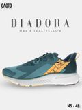  Giày Chạy Bộ Nam Big Size Diadora Mythos Blushield Volo 4 Teal/Yellow Nhẹ, Bền Size 45 - 48 