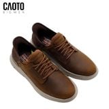  Giày Thể Thao Nam Big Size Garza Gervin – Skechers Nâu Da Bò Slip-ins Dễ Mang Size 45–50 