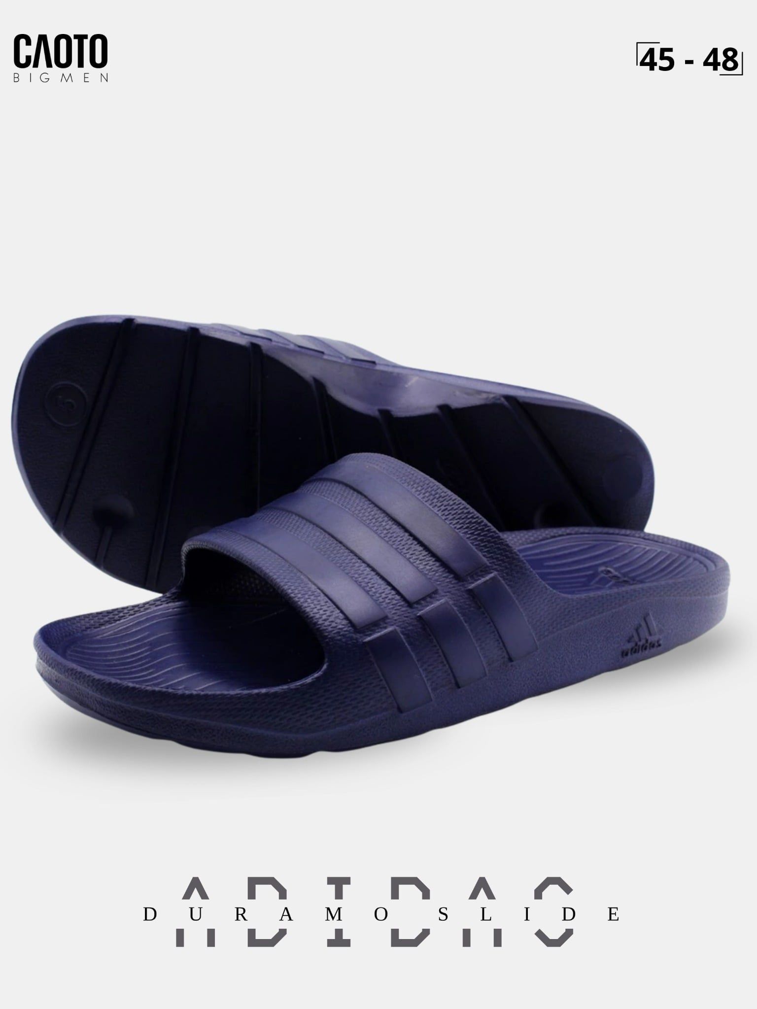  Dép Đúc Quai Ngang Nam Big Size Adidas - Duramo Slide Thời Trang Size 45 - 48 
