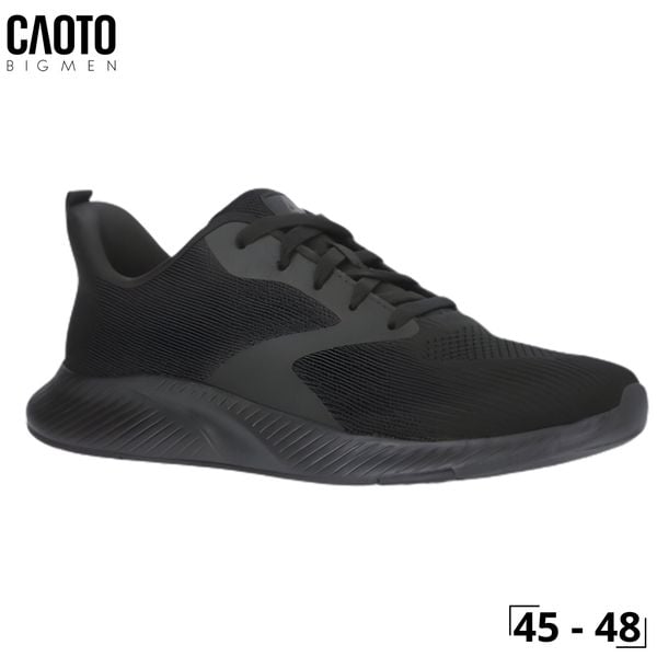  Giày Thể Thao Nam Big Size Athletic Works Core - Jogger Black Dây Buộc Size 45-48 