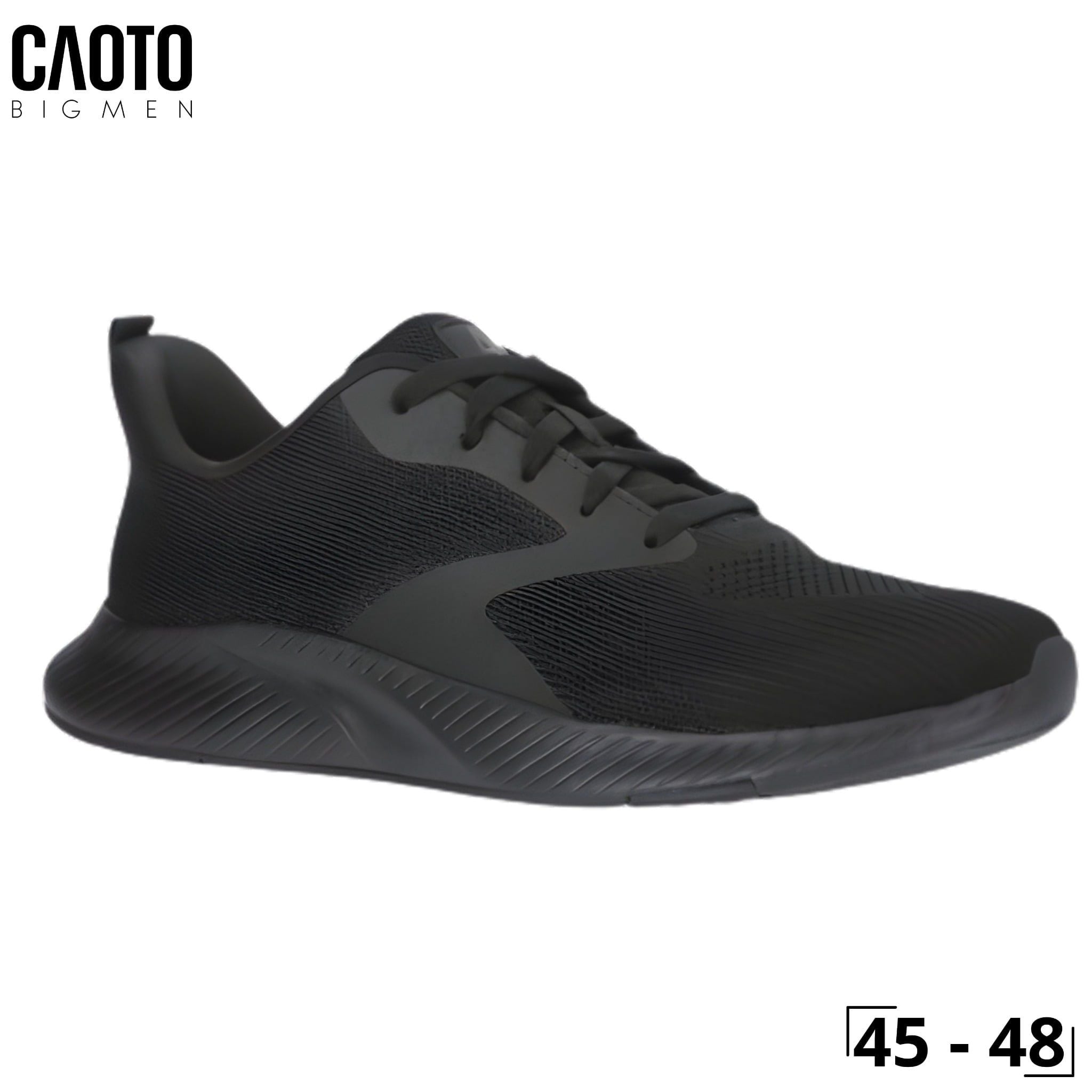 Giày Thể Thao Nam Big Size Athletic Works Core - Jogger Black Dây Buộc Size 45-48 