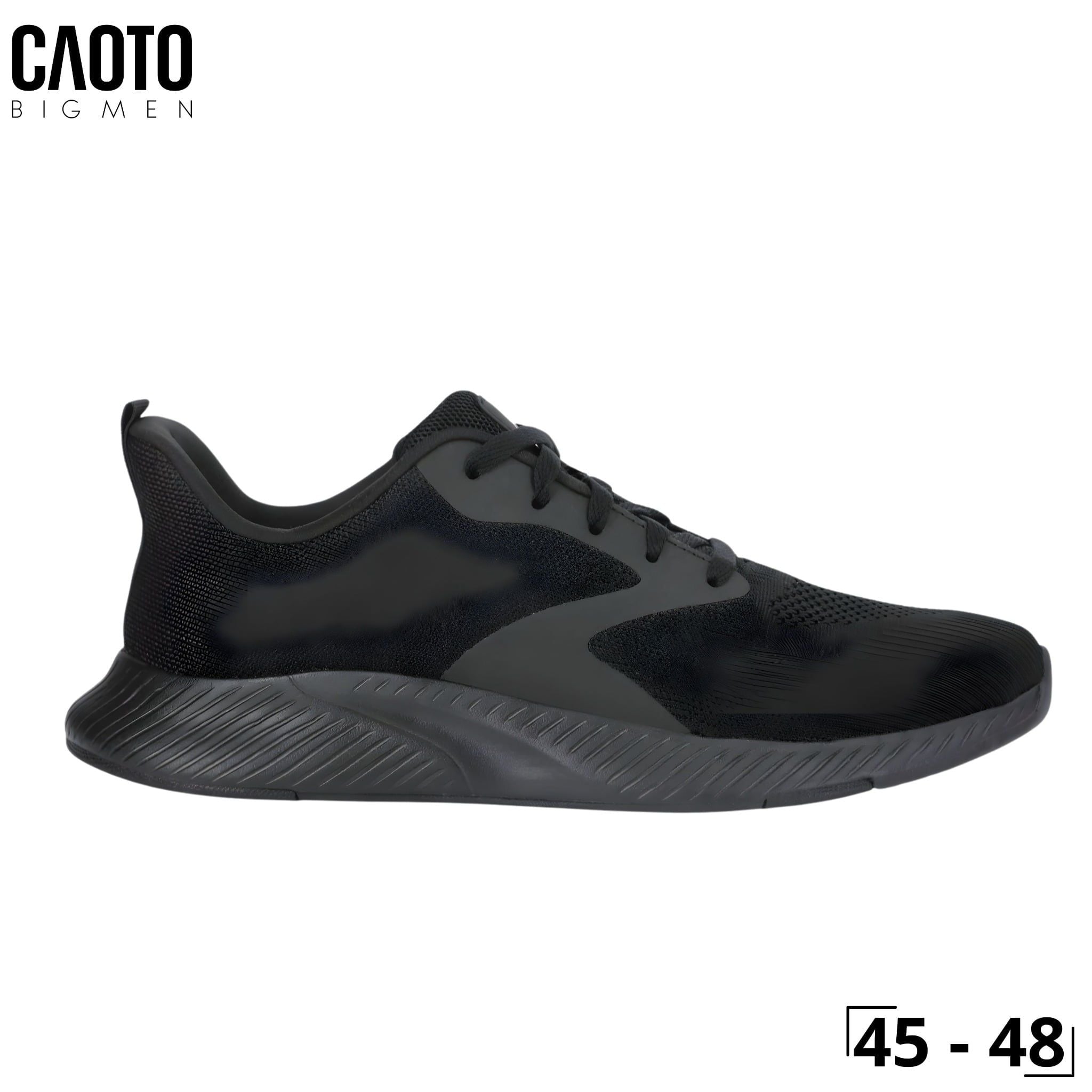  Giày Thể Thao Nam Big Size Athletic Works Core - Jogger Black Dây Buộc Size 45-48 