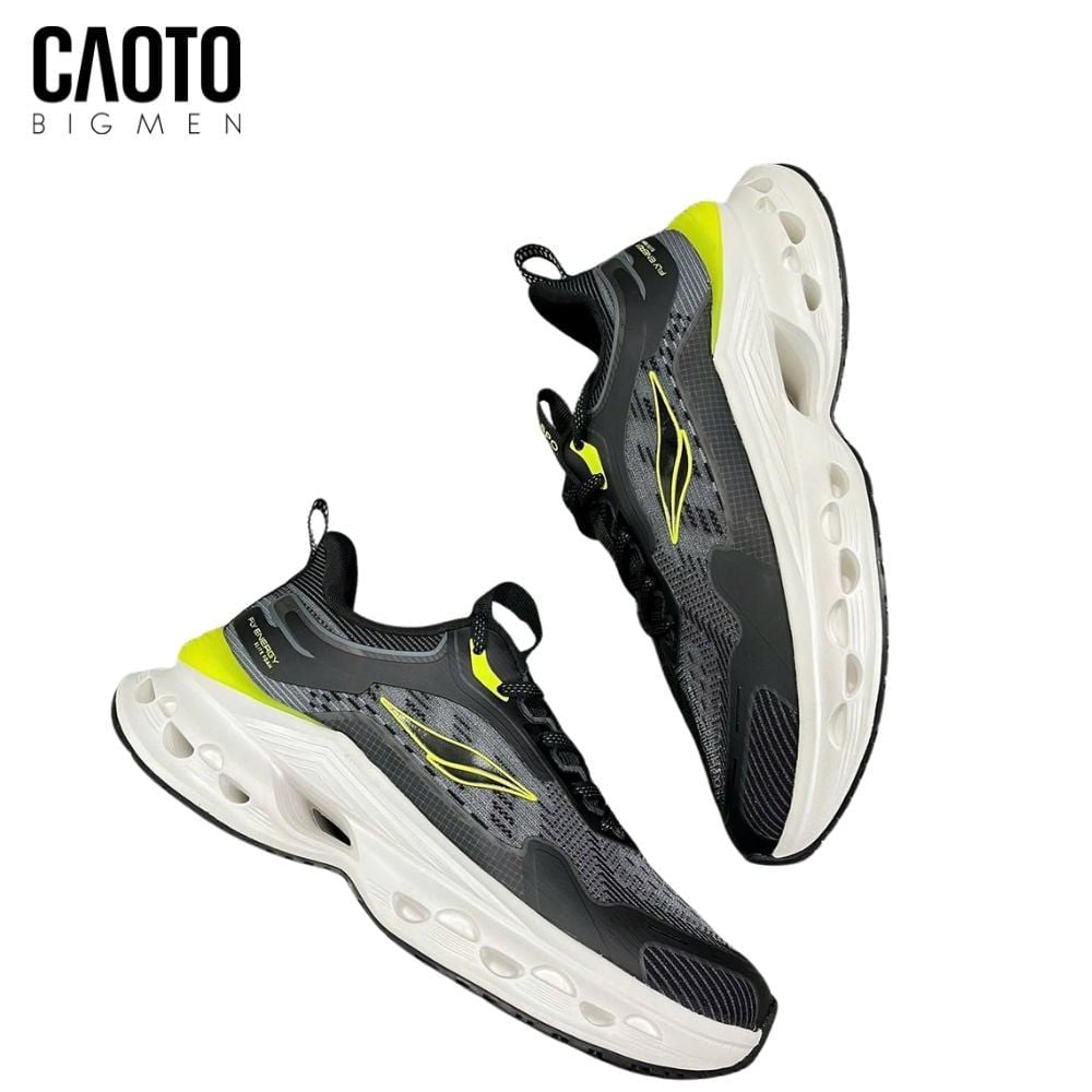  Giày Thể Thao Nam Big Size Sportline 320KSZ – Sportline Đen/Xanh Chạy Bộ Nhẹ Êm Bền Size 45–50 