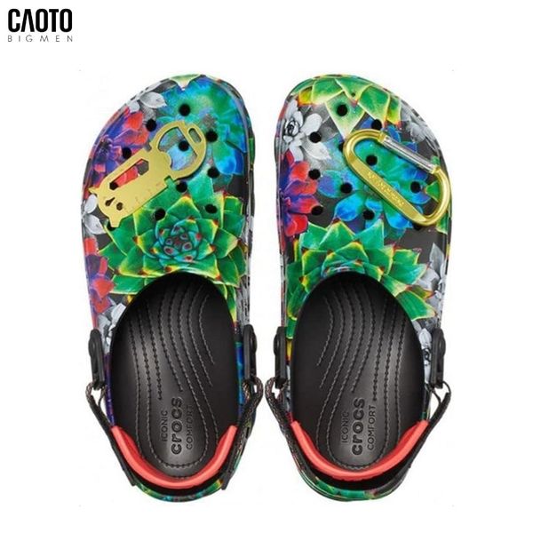  Dép Nam Big Size Classic All-Terrain Desert Trip – Crocs Be Outdoor Đế Vấu Bám Size 45–50 