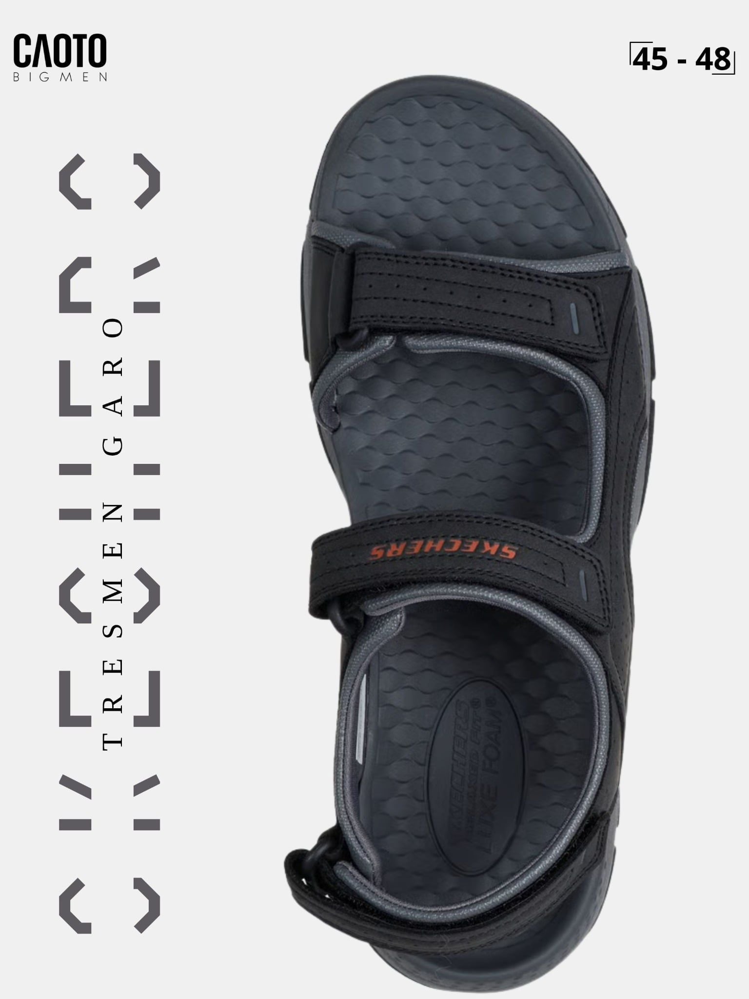  Giày Sandal Nam Big Size Skechers Tresmen - Garo Thể Thao Size 45 - 48 