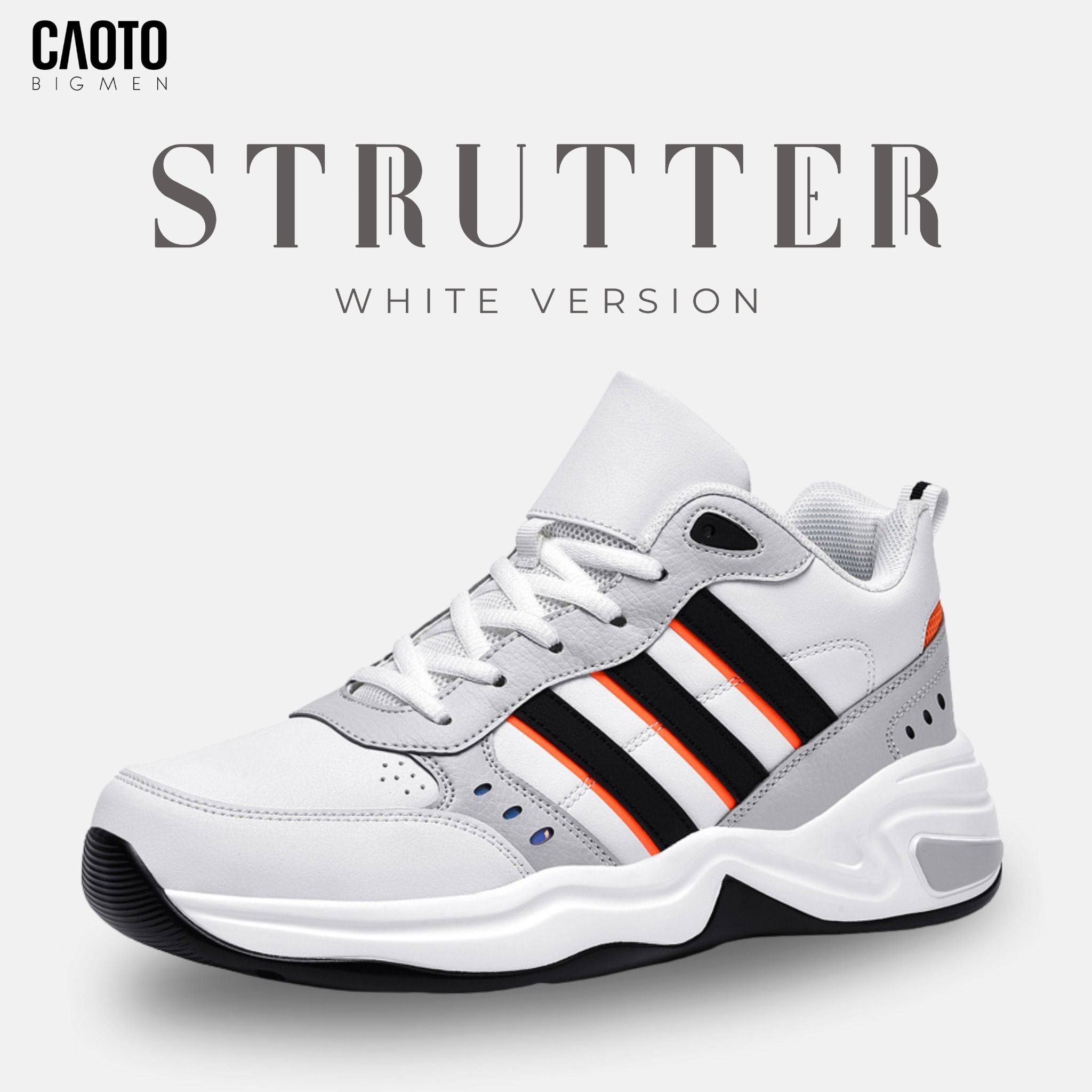  Giày Sneaker Strutter White Big Size 