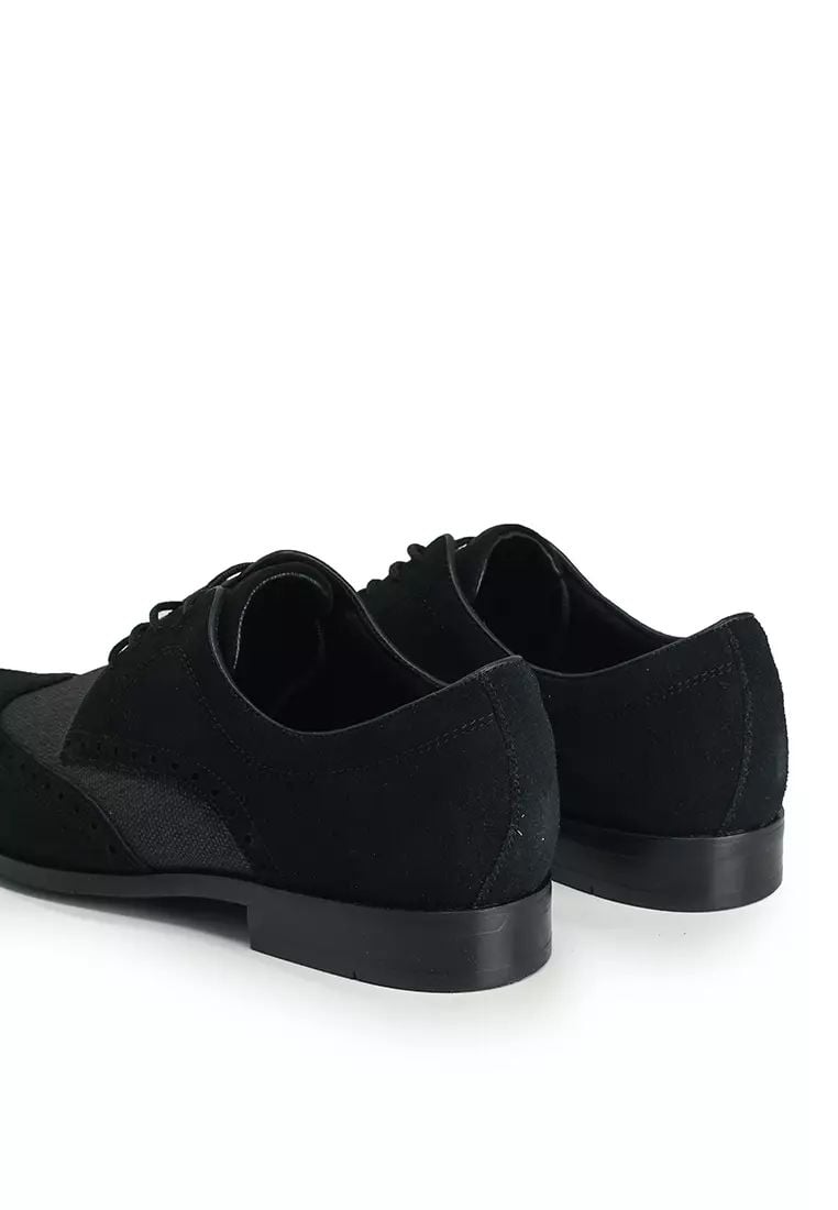  Giày Tây Nam ALDO Sargasso Da Lộn Màu Đen Big Size 45-50 