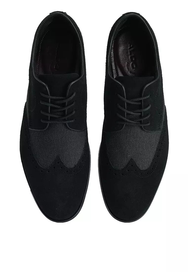  Giày Tây Nam ALDO Sargasso Da Lộn Màu Đen Big Size 45-50 