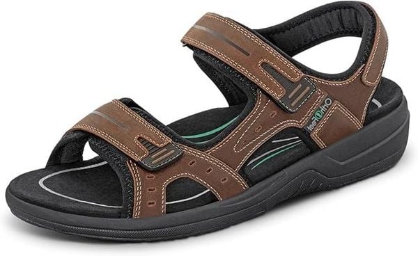  Sandal Nam Big Size Orthofeet Gemini Da Thật – Size 45-50 